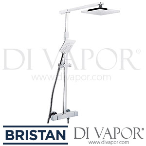 Bristan QD SHXDIVFF C Quadrato Thermostatic Surface Mounted Shower Valve with Diverter Spare Parts - BR DV 161